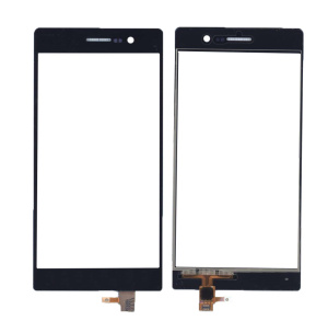 Сенсорное стекло (тачскрин) для Huawei Ascend P7 черное