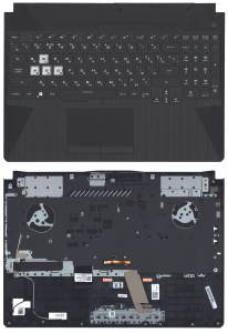 Топкейс для Asus TUF Gaming A15 FA506 черный 90NR0636-R31RU1