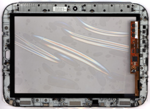 Сенсорное стекло (тачскрин) для Lenovo IdeaPad K1 черный с рамкой