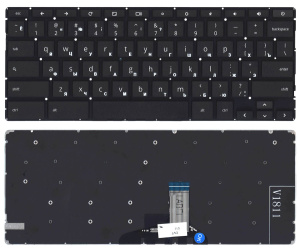 Клавиатура для ноутбука HP Chromebook 14A-NA черная