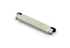 Разъем FPC  Half Coverage Top Contact 0.8K-BS-24PWB 24 pin высота 2мм шаг 0,8мм