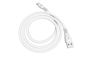Кабель USB HOCO X40 Noah для Micro USB, 2.4А, длина 1 м, белый