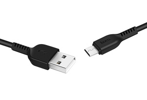 Кабель USB HOCO X20 Flash USB - Micro USB 2А, 1м, черный