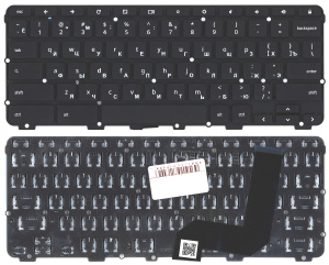 Клавиатура для ноутбука Lenovo 300e 2nd gen черная