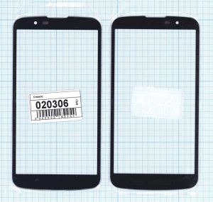 Стекло для LG K10 LTE K430DS черное