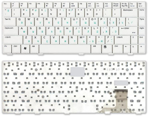 Клавиатура для ноутбука Asus W3 W3J A8 F8 N80 белая