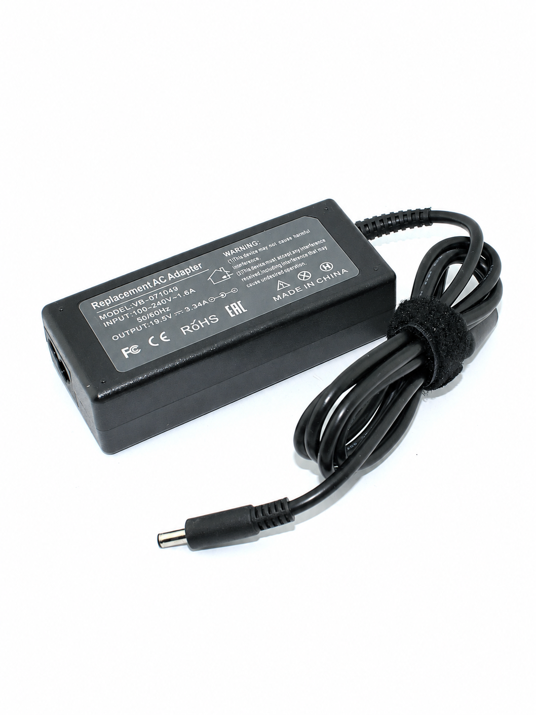Блок питания (сетевой адаптер) для ноутбуков Dell 19.5V 3.34A 65W (4.5х3.0(0.6)mm) (LOW COST PACK)