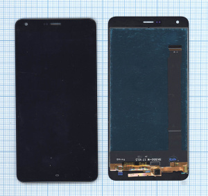 Дисплей для Prestigio Grace S7 LTE PSP7551 черный