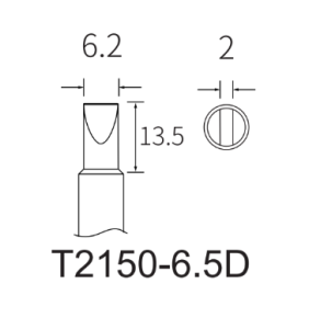 Жало ATTEN T2150-6.5D для паяльника ST-2150/ST-2150D