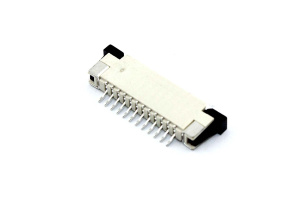 Разъем FPC  Half Coverage Top Contact 1.0K-BS-12PWB 12 pin высота 2мм шаг 1мм