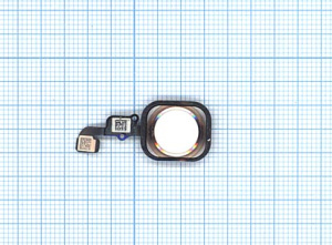 Кнопка HOME в сборе с механизмом и шлейфом для iPhone 6S/6S Plus розовое золото