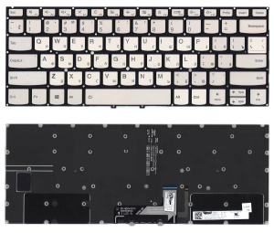 Клавиатура для ноутбука Lenovo Yoga C930-13IKB серебро