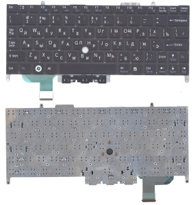 Клавиатура для ноутбука Sony Vaio VPC-P цвет черный кофе