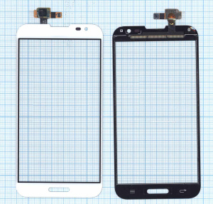 Сенсорное стекло (тачскрин) для LG OPTIMUS G PRO E980 E985 F240L/K/S белое