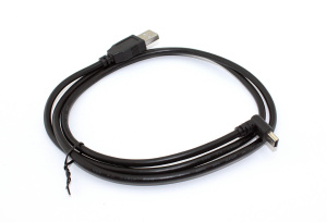 Кабель USB  Type A на Mini USB угол вниз 1 м