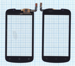 Сенсорное стекло (тачскрин) для Huawei Ascend G300 черный