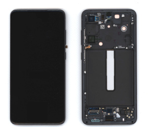 Дисплей для Samsung Galaxy S21 FE 5G SM-G990B в сборе с тачскрином ServicePack серый (GH82-26414A)