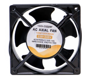 Вентилятор 120х120х38 220V (sleeve bearing)