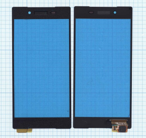 Сенсорное стекло (тачскрин) для Sony Xperia Z5 / Z5 Dual черное