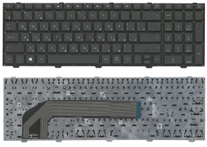Клавиатура для ноутбука HP ProBook 4540S 4545S 4740S 4745S черная без рамки