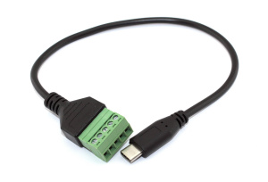 Кабель со сборным  разъемом USB тип С папа