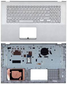 Топкейс для Asus X712J серебристый