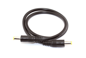 Кабель DC 5.5x2.5  18 AWG папа-папа 0,5 м с прямым штекером