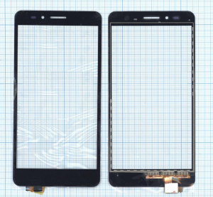 Сенсорное стекло (тачскрин) для Huawei Honor 5X / GR5 черное