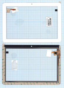 Сенсорное стекло (тачскрин) для Prestigio MultiPad PMT5002 101217R01-V1 белое