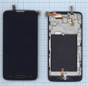 Дисплей для LG L90 D405 черный с рамкой
