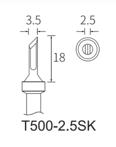 Жало ATTEN T500-2.5SK для ST-1503D