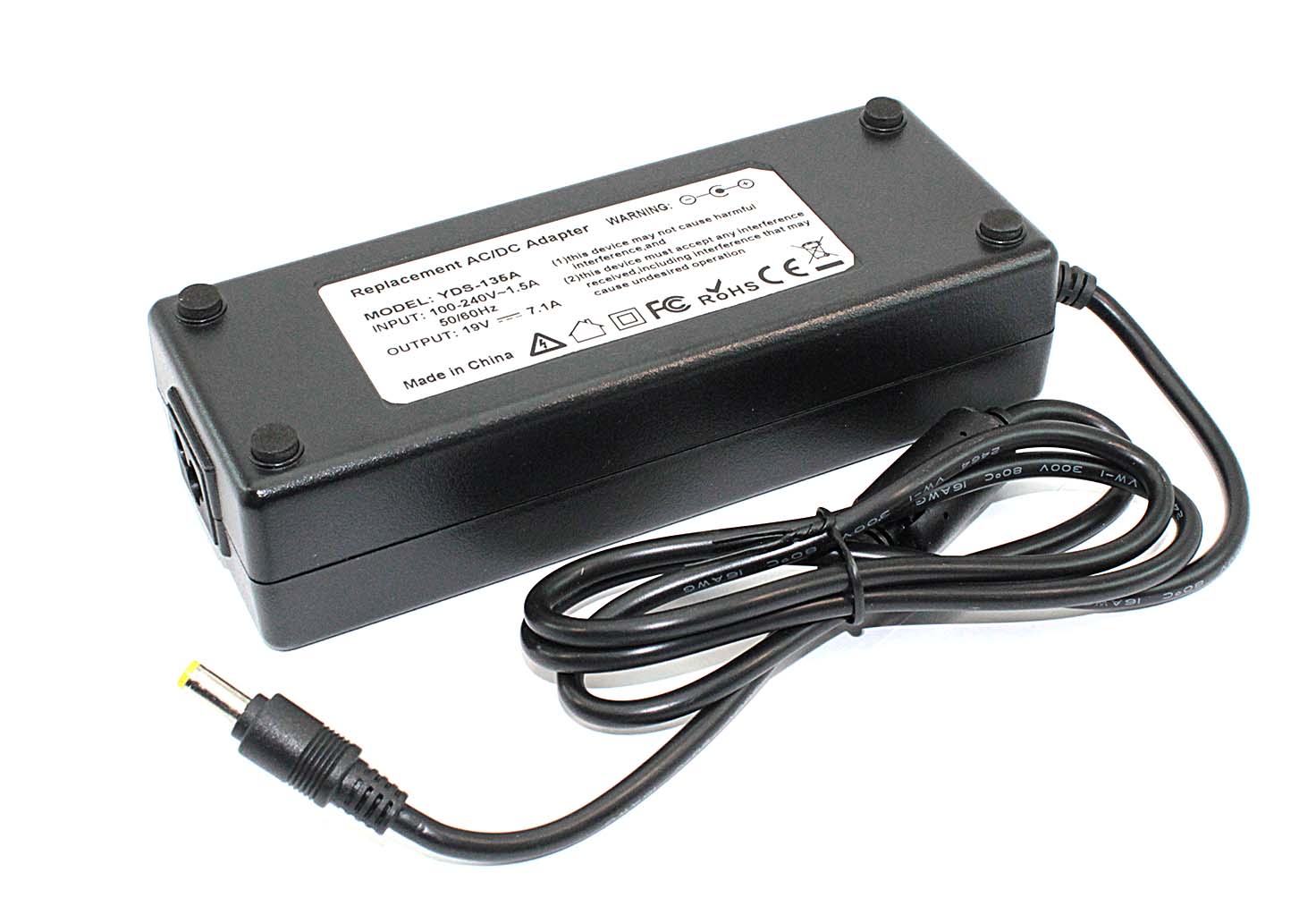 Блок питания (сетевой адаптер) для ноутбуков Hipro 19V  7.1A 5.5x2.5 OEM