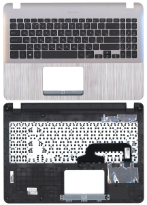 Топкейс для Asus X507MA серебристый
