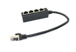 Сплиттер RJ45  на 4 порта