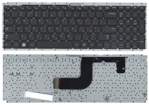 Клавиатура для ноутбука Samsung RC510 RV513 RV520 черная с частью корпуса