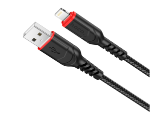 Кабель USB HOCO X59 Victory USB-Lightning, 2.4А, 1м, черный