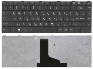 Клавиатура для ноутбука Toshiba Satellite C800 C805 черная