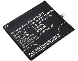 Аккумулятор CS-MX685XL BT65M для MeiZu M685C, MX6  3.8V / 3000mAh / 11.40Wh