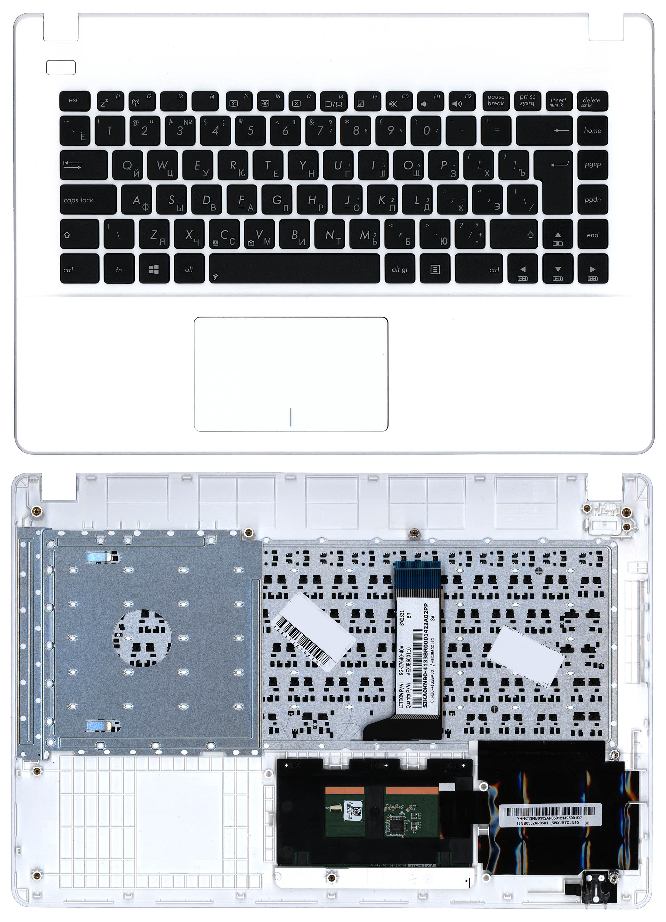 Топкейс для ноутбука Asus X451 белый