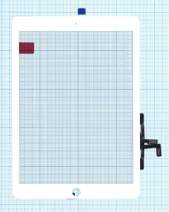 Сенсорное стекло (тачскрин) для iPad Air (A1474, A1475, A1476) белое