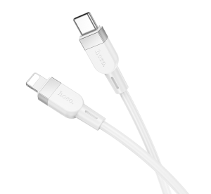 Кабель USB-C HOCO X109 Energy Type-C-Lightning, 27W, 1м, белый