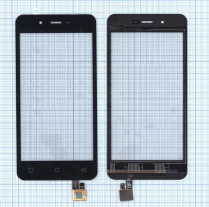 Сенсорное стекло (тачскрин) для Micromax Q380 Canvas Spark черное
