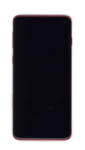 Дисплей для Samsung Galaxy S10 SM-G973F/DS красный с рамкой