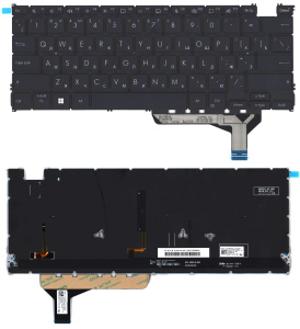 Клавиатура для ноутбука Asus ZenBook UX3402 черная