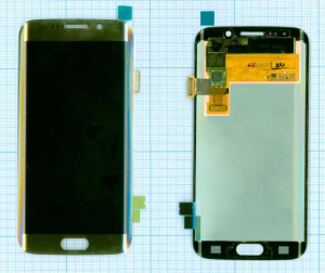 Дисплей для Samsung Galaxy S6 Edge SM-G925F золотистый