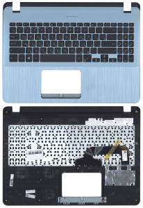 Топкейс для Asus X507 X507U голубой