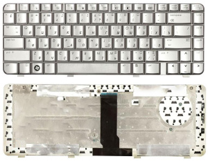 Клавиатура для ноутбука HP Pavilion DV3000 DV3500 series серебристая