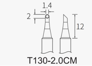 Жало ATTEN T130-2.0CM для паяльника GT-Y130P