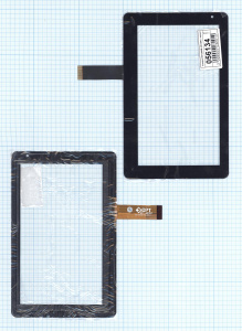 Сенсорное стекло (тачскрин) 300-N3400B-A00-VER1.1 черное