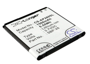Аккумулятор CS-AP280SL SBP-28 для Asus A66, T20  3.7V / 1500mAh / 5.55Wh